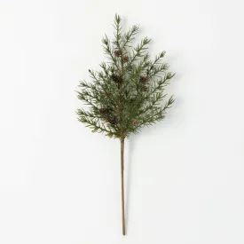 21" Cedar Pine Pinecone Pick
