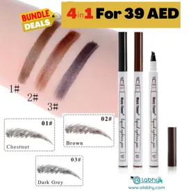 4 IN 1 BUNDLE - Eyebrow Pencil Waterproof ( 4 Colors)