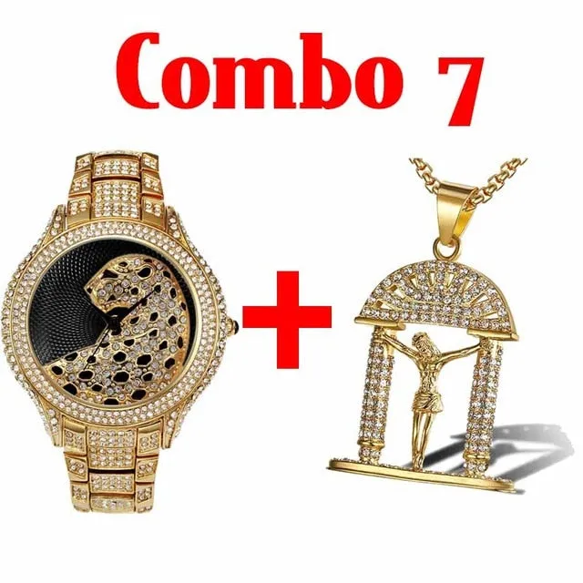 AAA Cubic Zirconia Leopard Luxury Brand