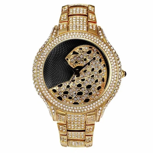 AAA Cubic Zirconia Leopard Luxury Brand