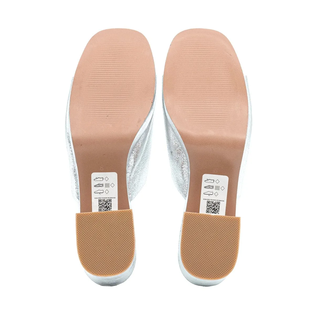 Asos Design Harmonized High-Heel Shoes Leather Silver Colour For Women