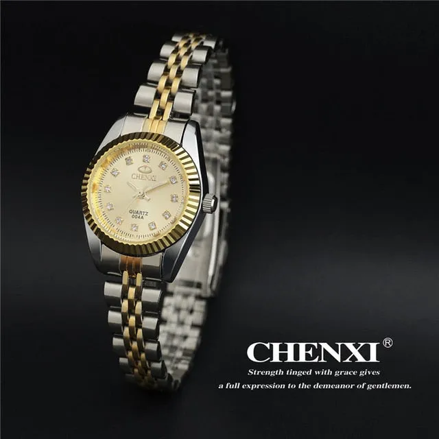 Brand CHENXI Rhinestone Woman Wristwatch Luxury Top Brand