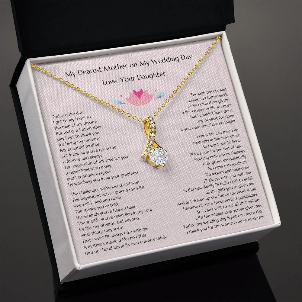 Bride Gift to Mother, Gift for MoB, Daughter To Mom Gift, Alluring Beauty, Gift to Mother of the Bride, Gift from Bride to Mom, Mother Gift