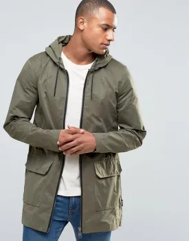 D-Struct Long Line Parka Jacket