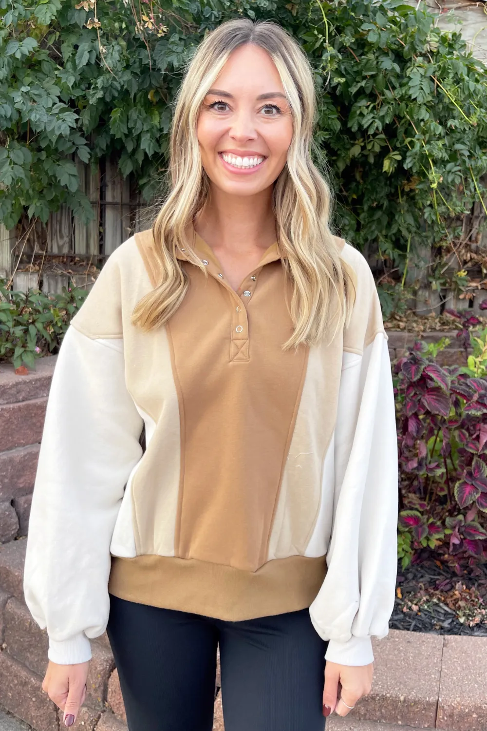 Emma Oversized Colorblock Pullovers