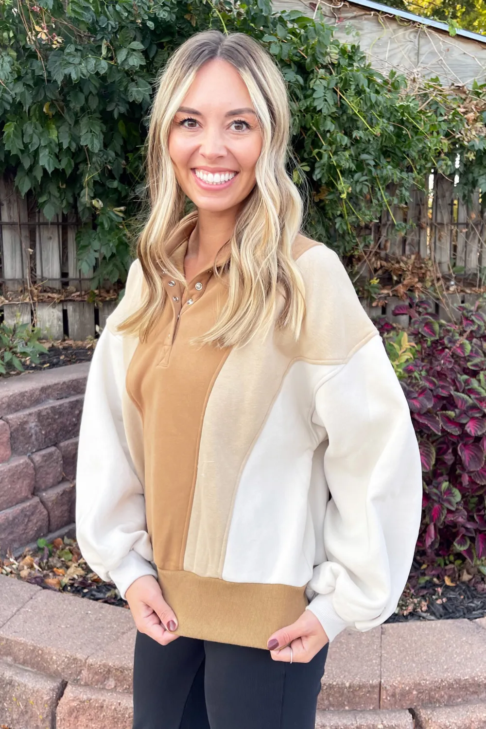 Emma Oversized Colorblock Pullovers