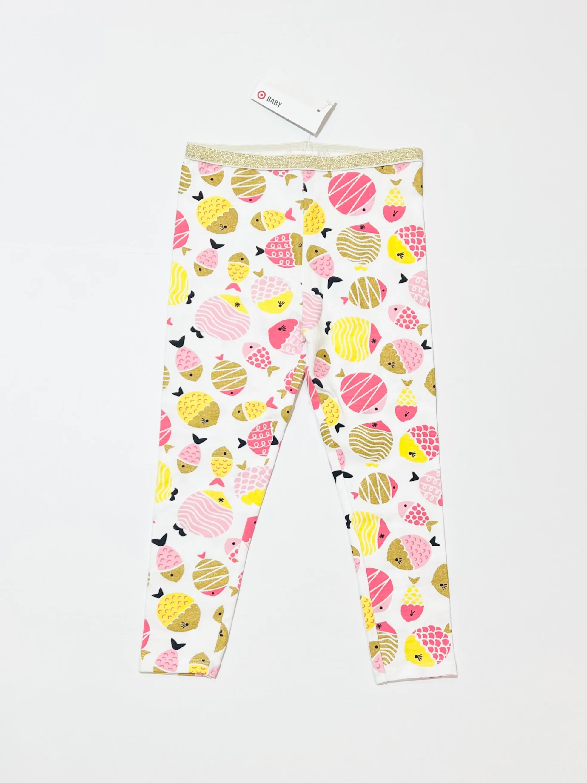 Fish leggings brand new - Size 2