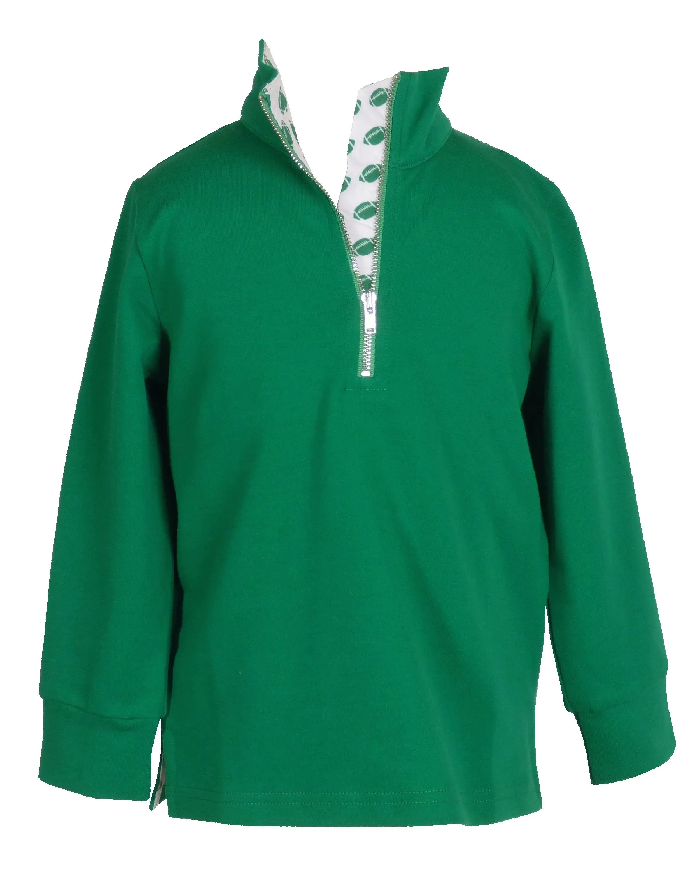 Game Day Quarter Zip-Green