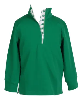 Game Day Quarter Zip-Green