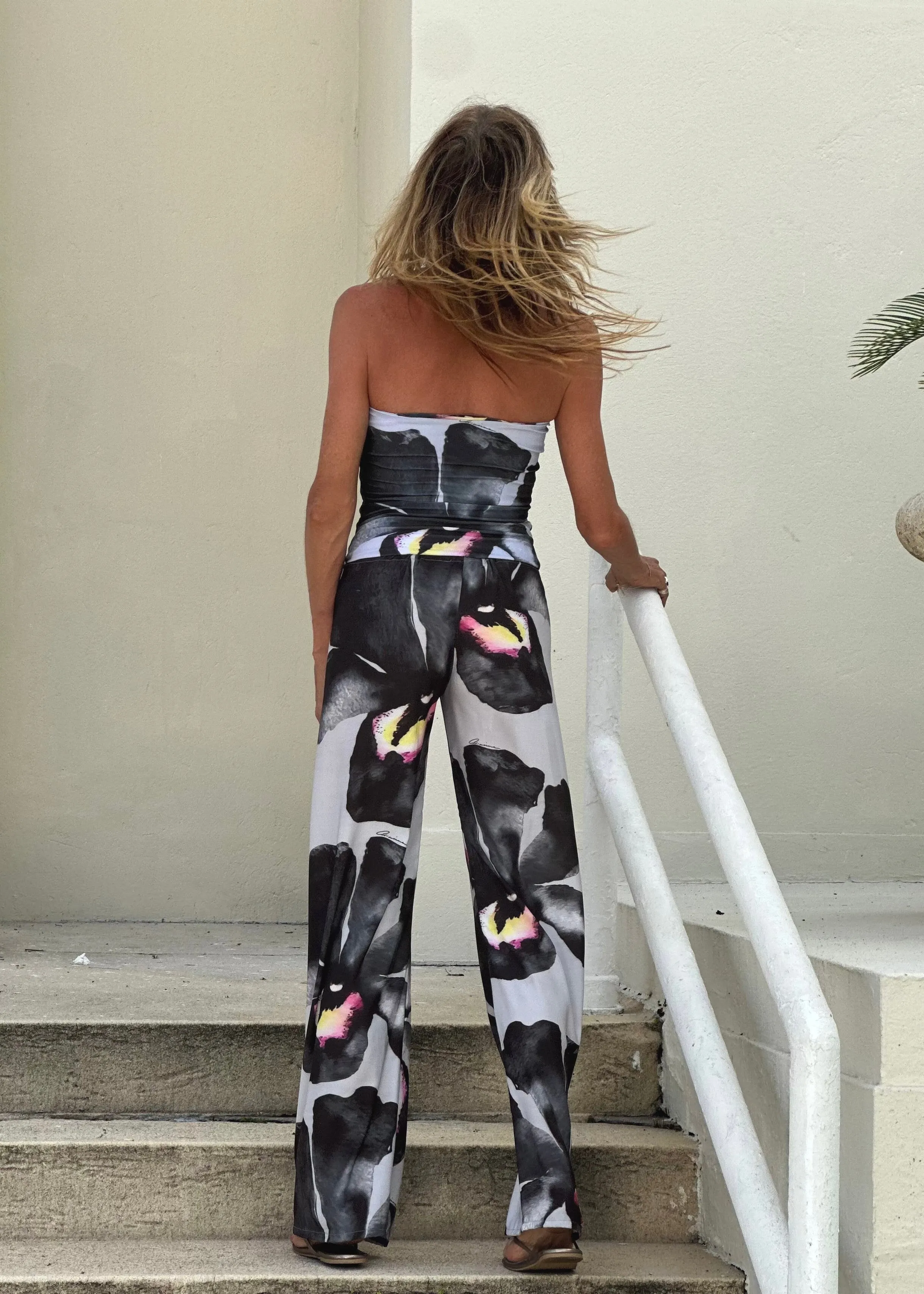 Georgie Strapless Top Black Orchid