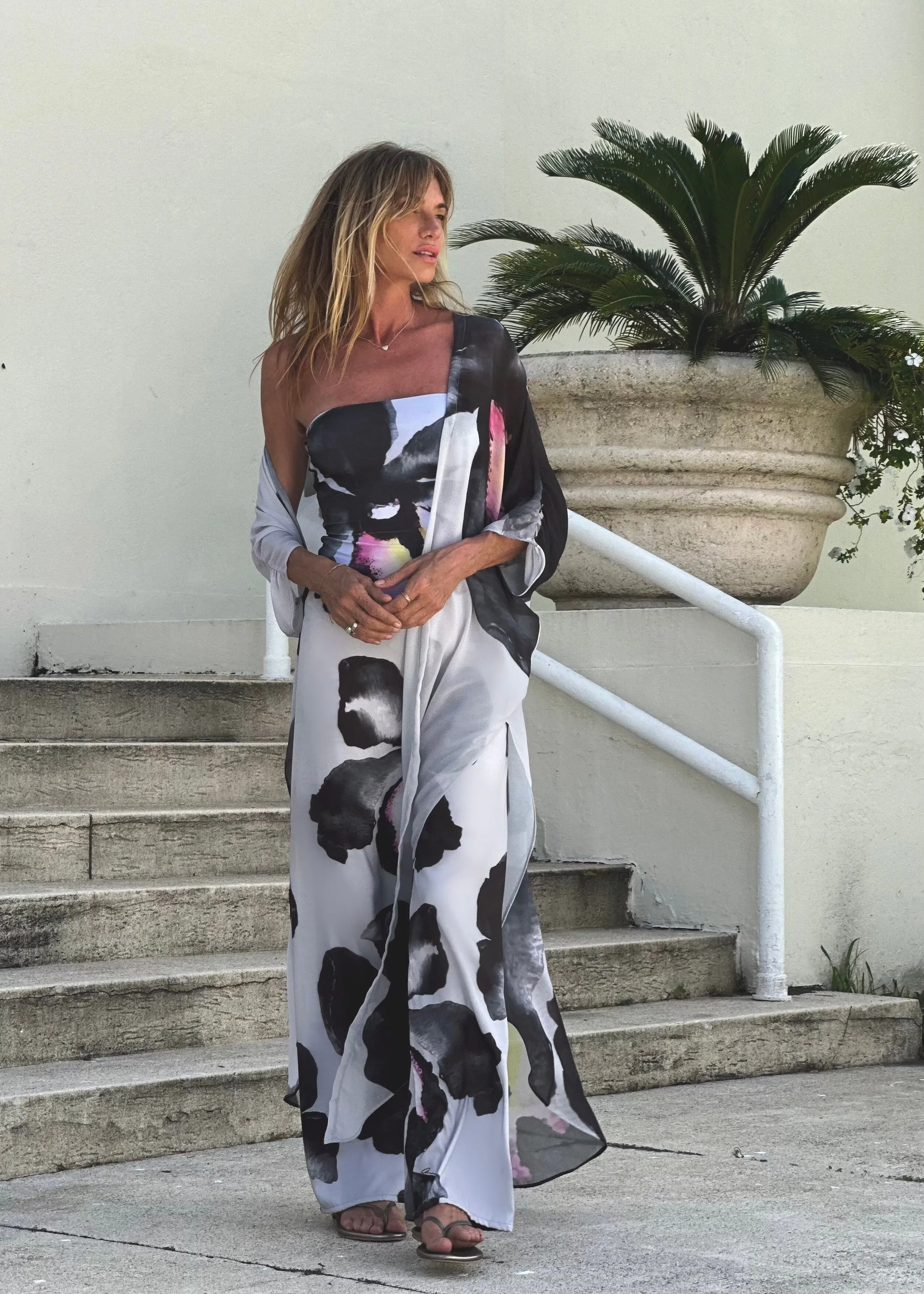 Georgie Strapless Top Black Orchid