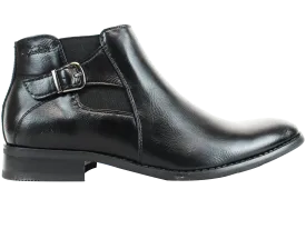GINO PAOLI Side Buckle Black Boot