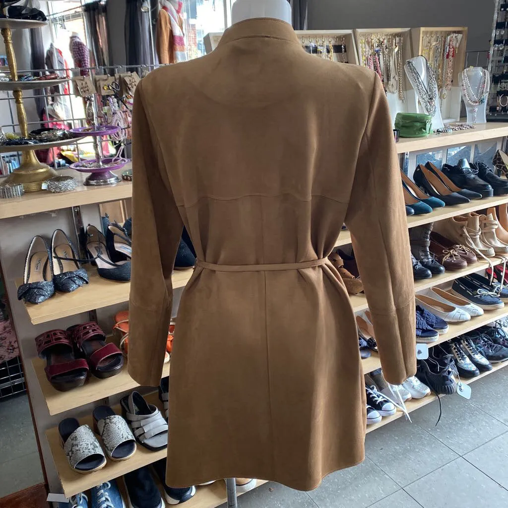 H&M microsuede light coat 6