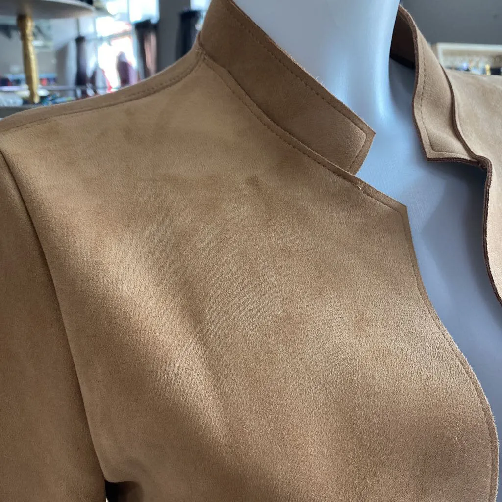 H&M microsuede light coat 6