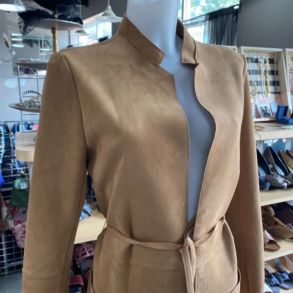 H&M microsuede light coat 6