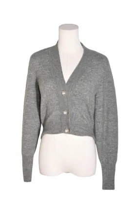 H&M Women Cardigans Regular fit in Gray - XS
