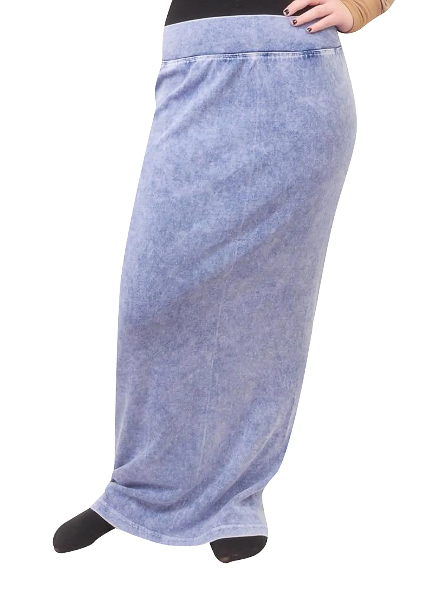Hard Tail Long Column Skirt B-149