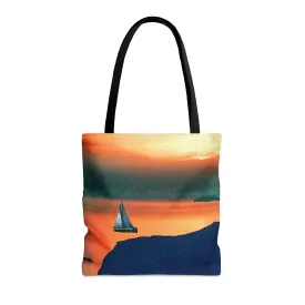 Kastro (Greece) Sunset -  Tote Bag