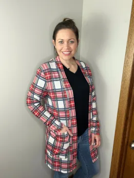 Lola Cardigan in Plaid FINAL SALE