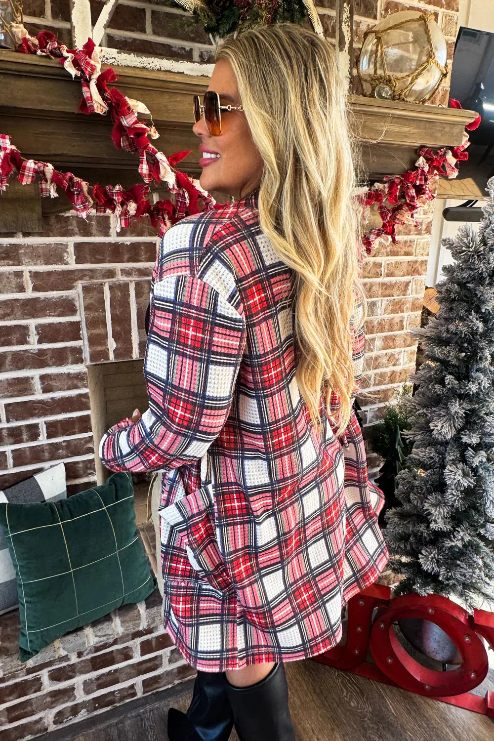 Lola Cardigan in Plaid FINAL SALE