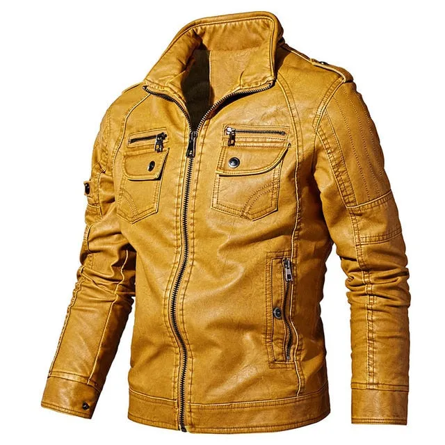 Men's leather jackets
