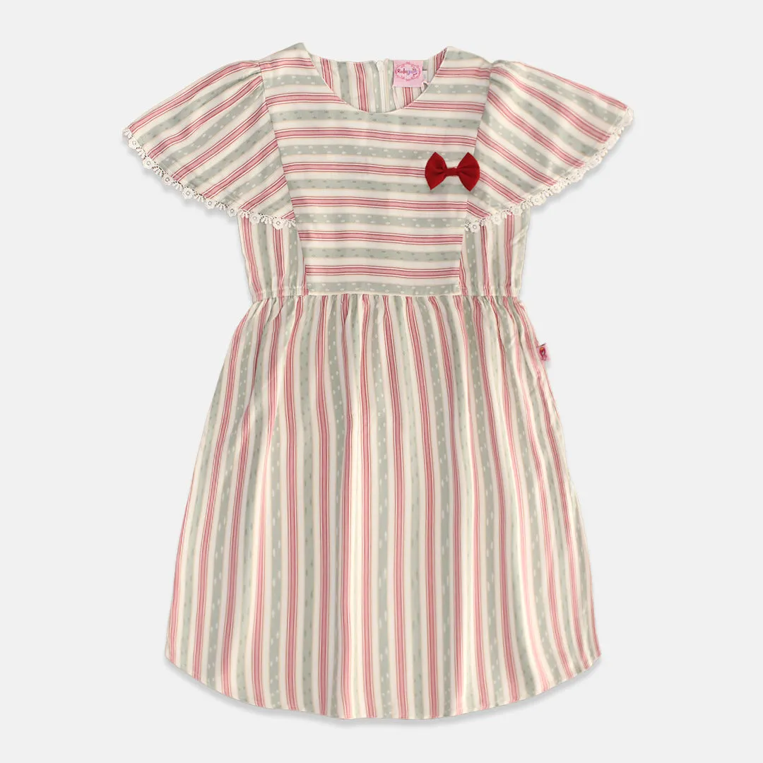 Mini dress/ Dress pendek Anak White/ Rodeo Junior Girl Red Christmas
