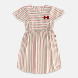 Mini dress/ Dress pendek Anak White/ Rodeo Junior Girl Red Christmas