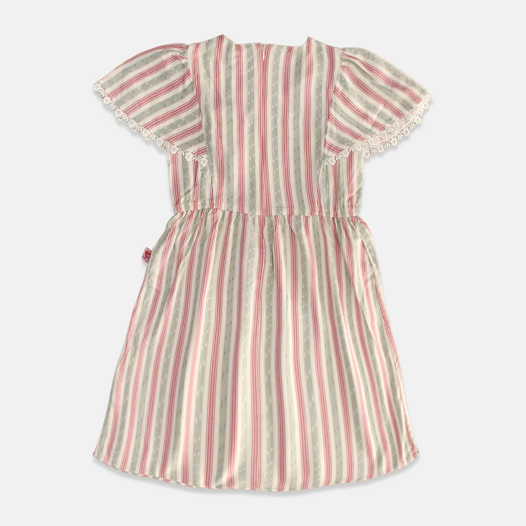 Mini dress/ Dress pendek Anak White/ Rodeo Junior Girl Red Christmas