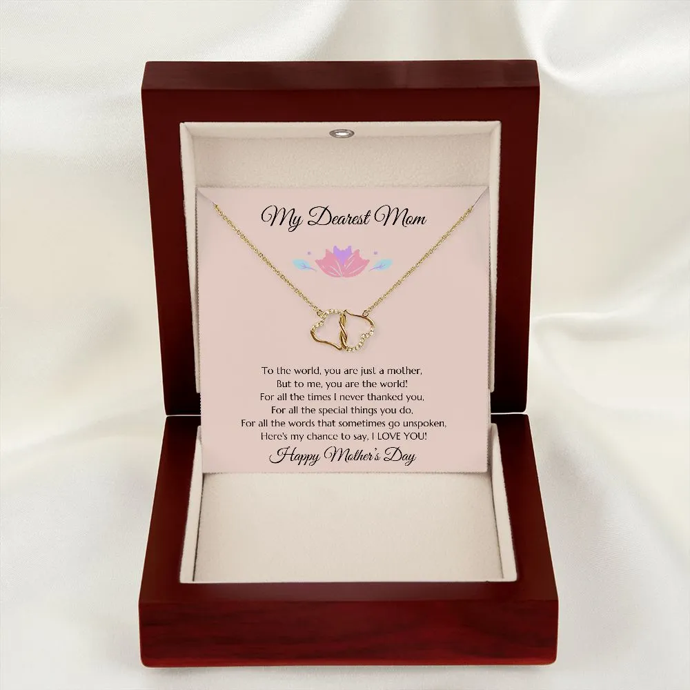 Mom Gift, Mothers Day Gift, Mothers Day Present, Mothers Day Diamond Necklace, Mom Gold Necklace, Mom Gift, Gift For Mom, Mom Gift