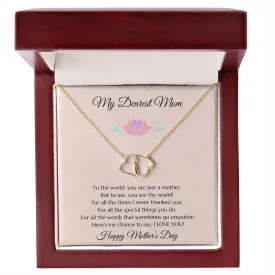 Mom Gift, Mothers Day Gift, Mothers Day Present, Mothers Day Diamond Necklace, Mom Gold Necklace, Mom Gift, Gift For Mom, Mom Gift