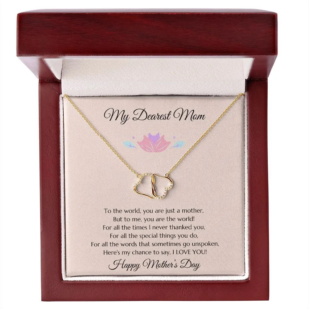 Mom Gift, Mothers Day Gift, Mothers Day Present, Mothers Day Diamond Necklace, Mom Gold Necklace, Mom Gift, Gift For Mom, Mom Gift