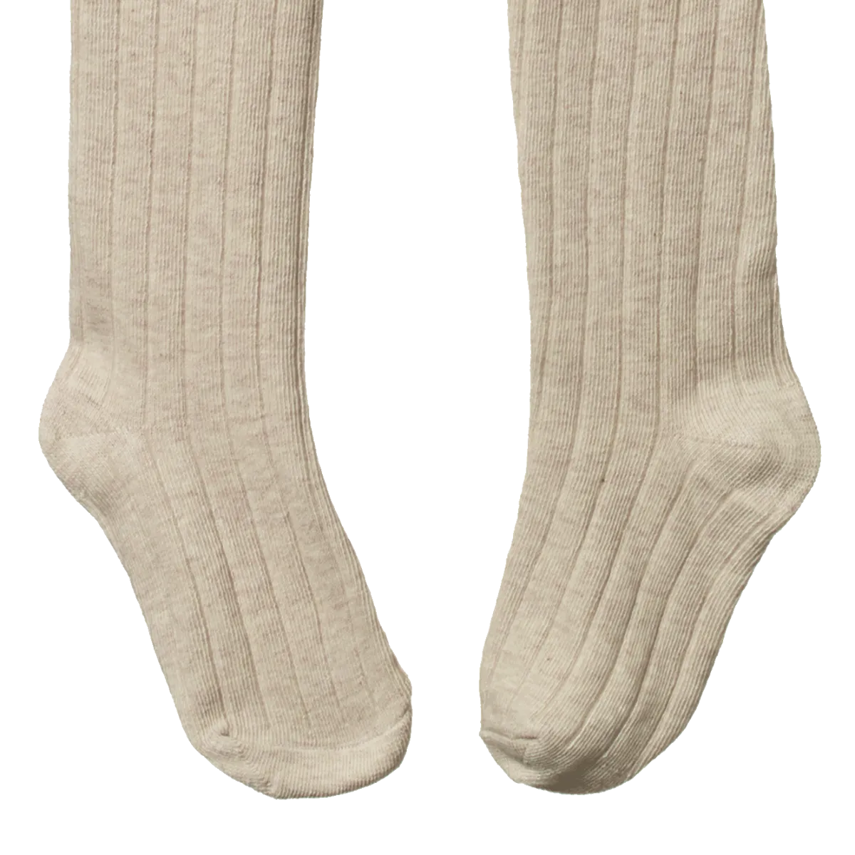 Nature Baby Organic Cotton Tights - Oatmeal Marl