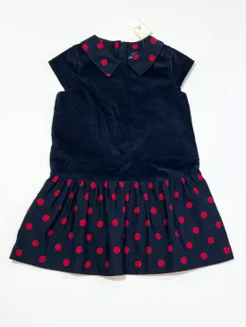 Navy velour brand new - Size 3