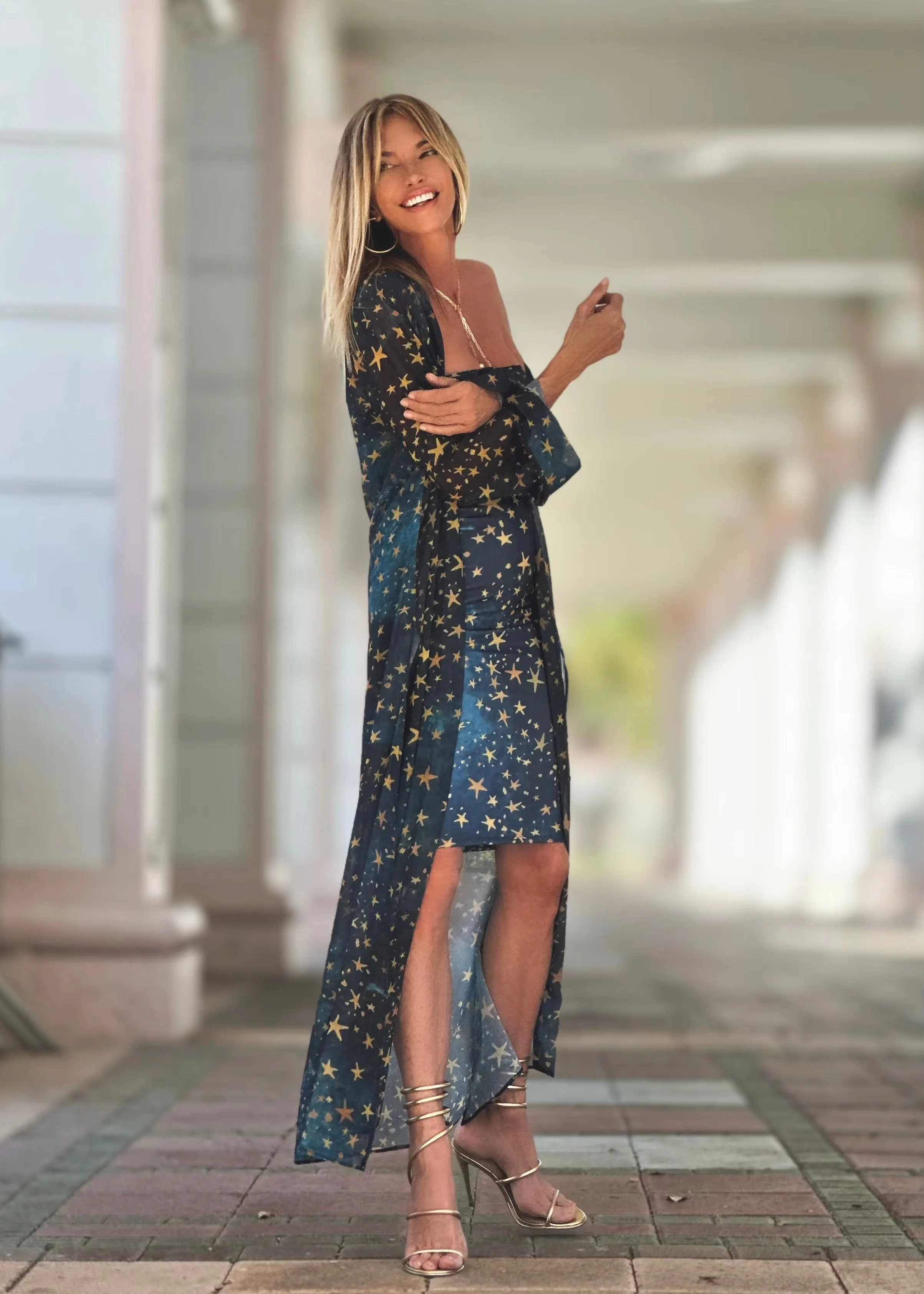 Pamela Strapless Dress Reach for the Stars