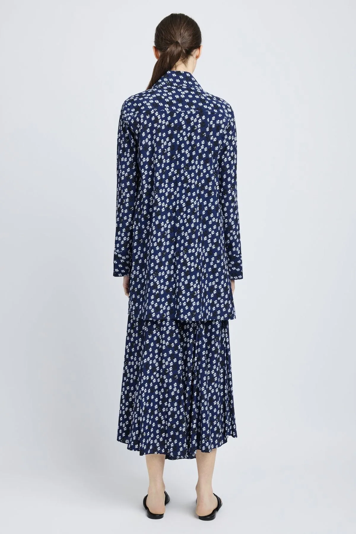 Proenza Schouler Emmeline Shirt - Navy Multi
