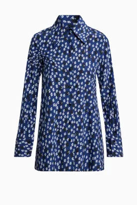 Proenza Schouler Emmeline Shirt - Navy Multi