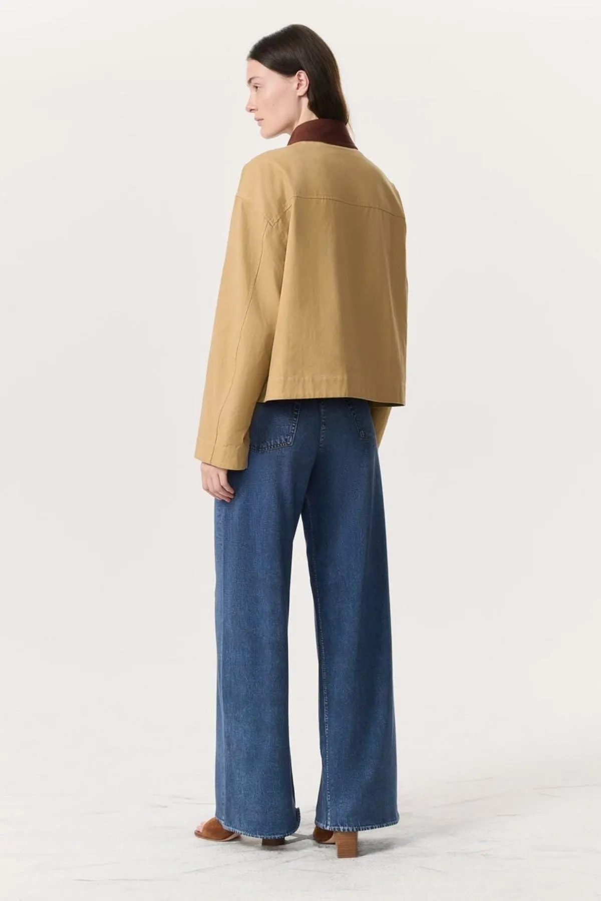 Rag & Bone Nonie Cotton Jacket - Beige