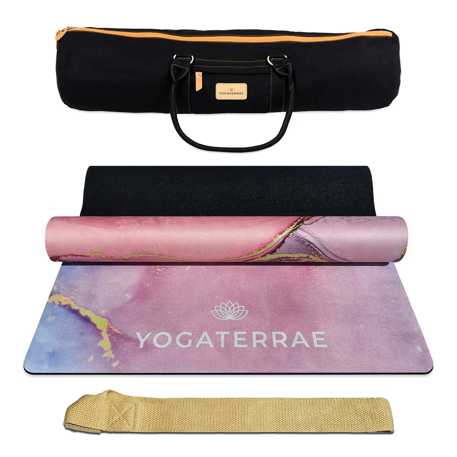 TAPIS DE YOGA SUD ET CAOUTCHOUC NATUREL RATNA AVEC SAC