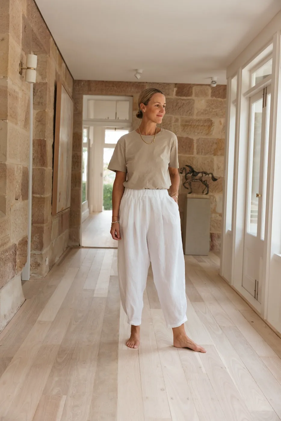 The Afternoon Pant - White