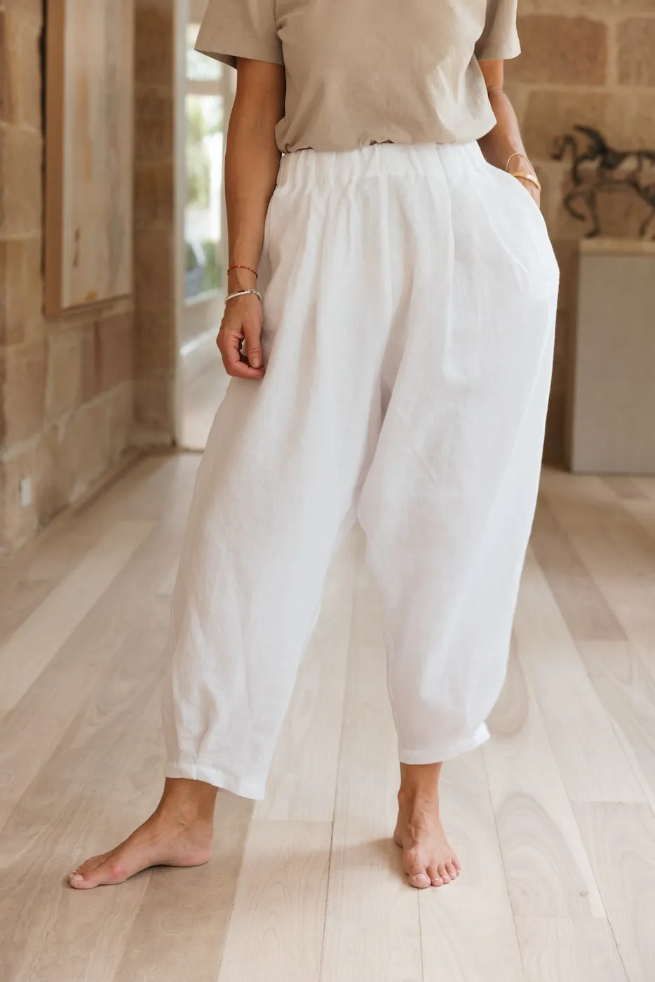 The Afternoon Pant - White