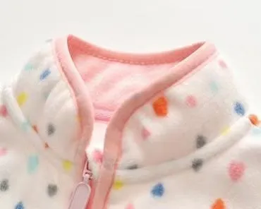 Tina Pastel Fleece Zipper Jacket