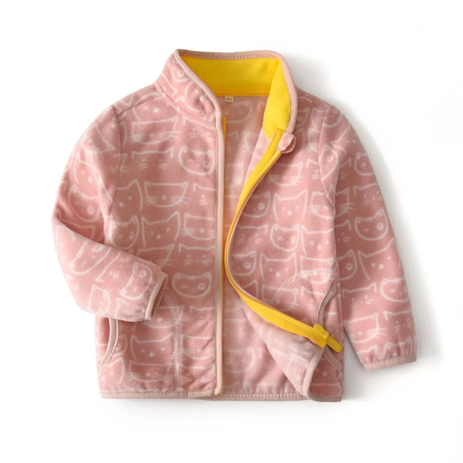 Tina Pastel Fleece Zipper Jacket