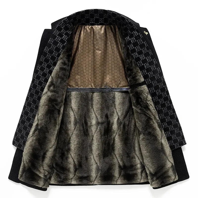 Veldon Checkweave Trench Coat