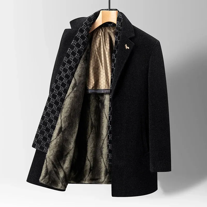 Veldon Checkweave Trench Coat