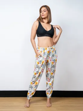 Vivian - Lounge Pant in Pastel Posies