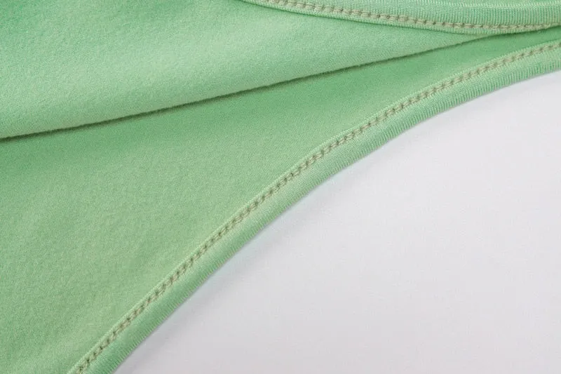 Zippered Crew Neck Long Sleeved Bodysuit - 5 Colors